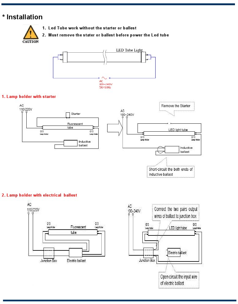 SLB Blog - How to Replace Fluorescent Tube with LED from fluorescent led tubes wiring 